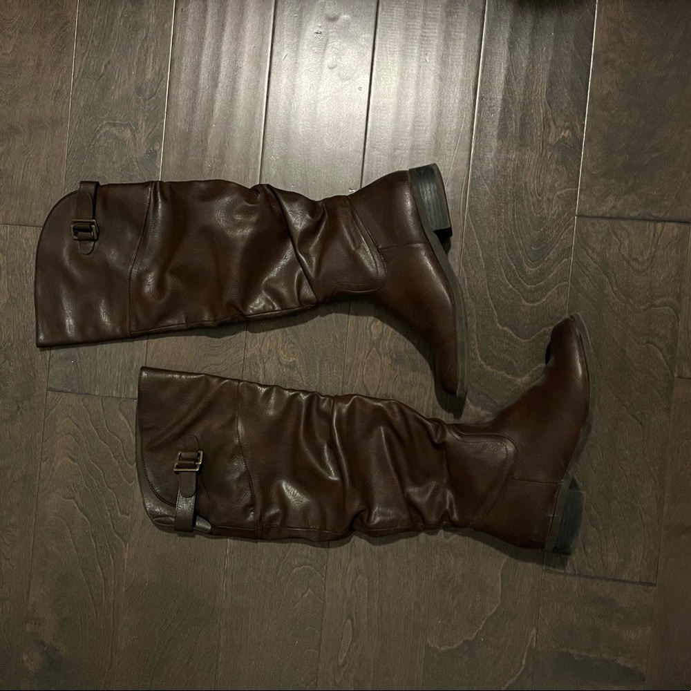 Chocolate Brown Riding Boots
